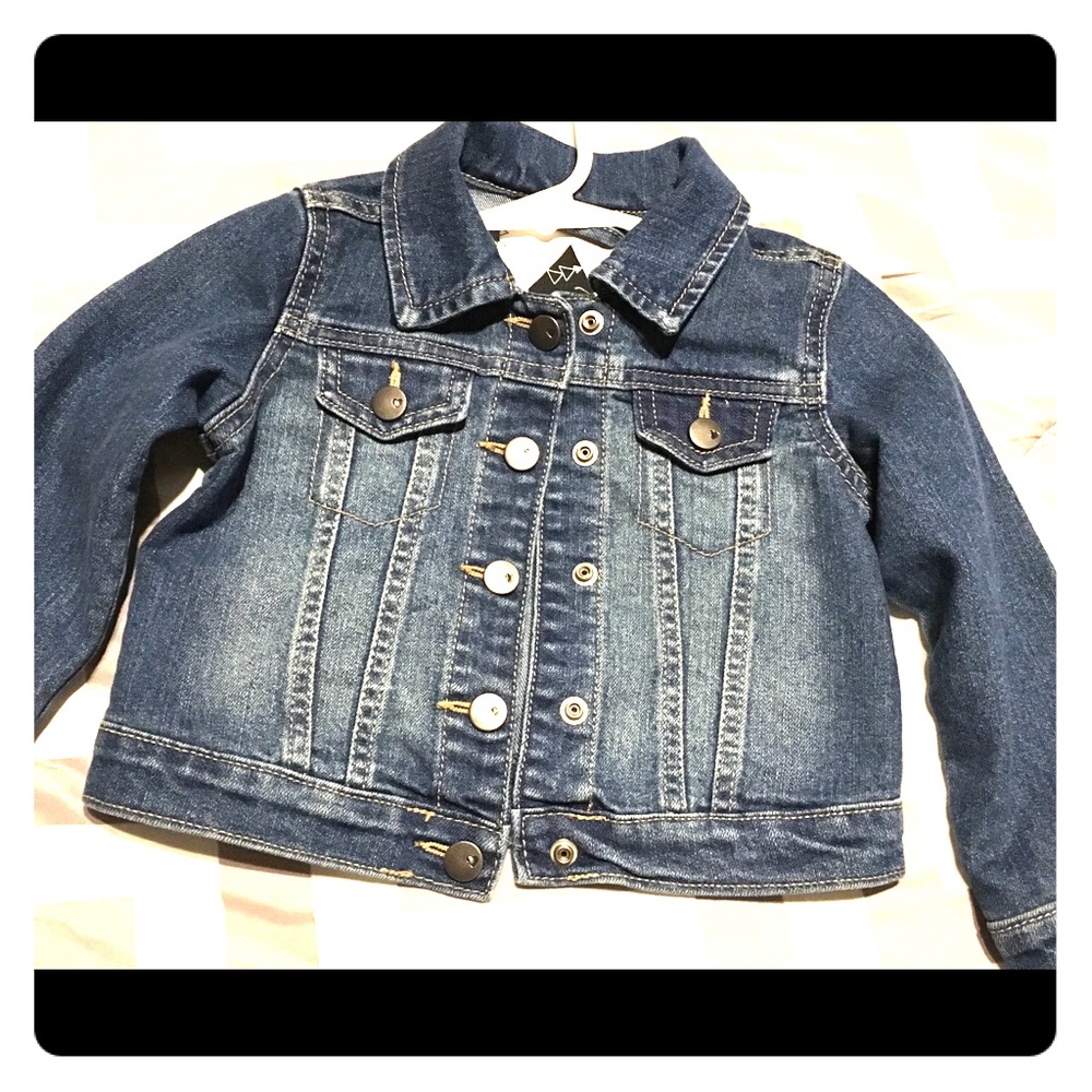 Guill + Marie toddler jacket w embroidered back
